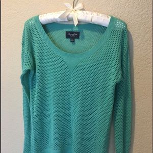 AEO loose knit cotton top